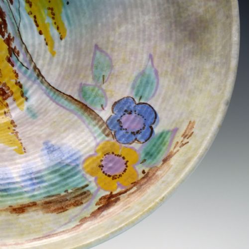 LARGE ART NOUVEAU POTTERY BOWL C1920 - ADDITIONAL PHOTO 6