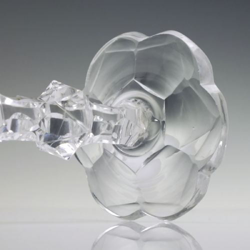 ENGRAVED 18TH CENTURY FACET CUT GLASS GOBLET C1790 - ADDITIONAL PHOTO 6