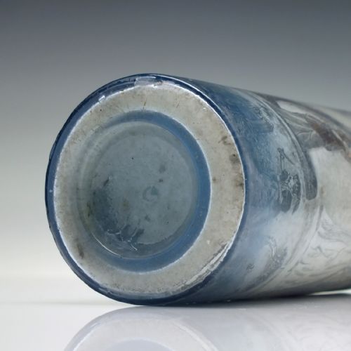 PAIR 19TH CENTURY DECOUPAGE GLASS BOTTLES C1880 - ADDITIONAL PHOTO 9