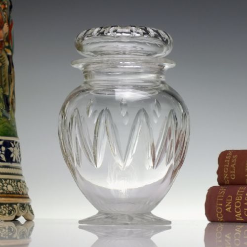 victorian glass pickle jar c1900 - CATEGORY: ANTIQUE GLASS - DATED VICTORIAN
