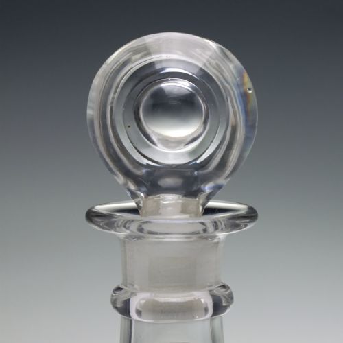 19TH CENTURY CUT GLASS DECANTER C1830 - ADDITIONAL PHOTO 3