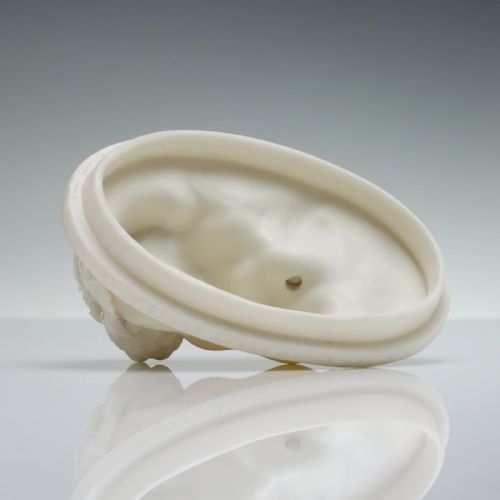 FRENCH BISQUE SLEEPING CHERUB TRINKET BOX C1880 - ADDITIONAL PHOTO 6