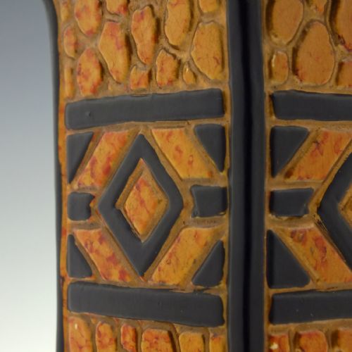 ENGLISH ART DECO PEBBLE POTTERY GARNITURE C193233 - ADDITIONAL PHOTO 7
