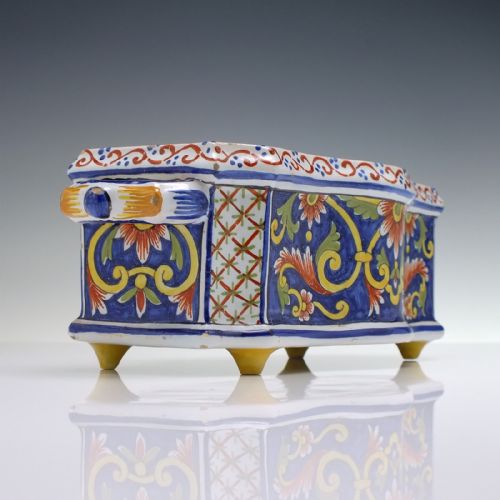 19TH CENTURY FRENCH FAIENCE VASE C1880 - ADDITIONAL PHOTO 1