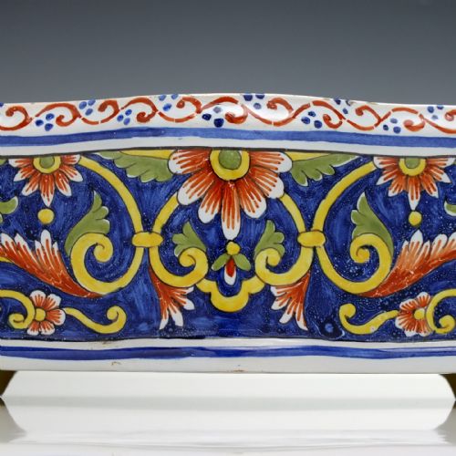 19TH CENTURY FRENCH FAIENCE VASE C1880 - ADDITIONAL PHOTO 3