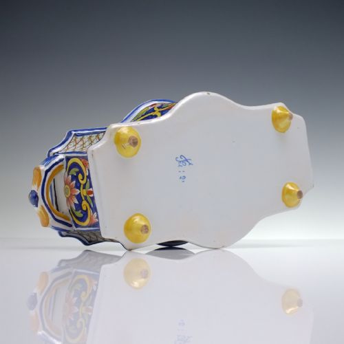 19TH CENTURY FRENCH FAIENCE VASE C1880 - ADDITIONAL PHOTO 5
