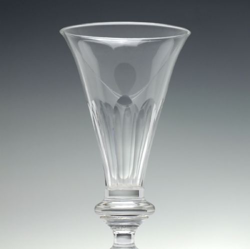 PAIR ANTIQUE 19TH CENTURY REGENCY CHAMPAGNE GLASSES C1820 - ADDITIONAL PHOTO 2