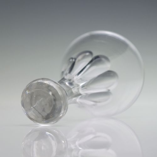 VICTORIAN SLICE CUT COACHING OR STIRRUP GLASS C1860 - ADDITIONAL PHOTO 3