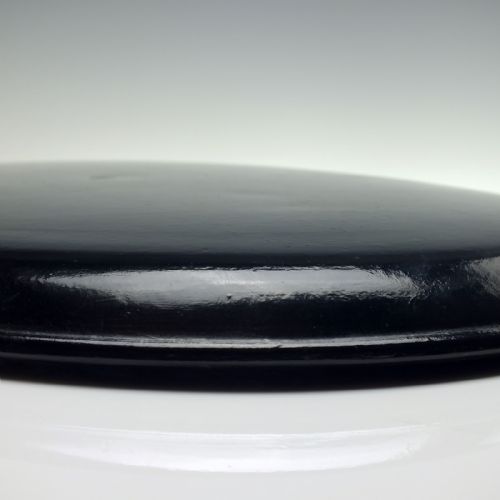 VICTORIAN PAPIER MACHE HAND PAINTED BLACK LACQUER TRAY C1850 - ADDITIONAL PHOTO 5