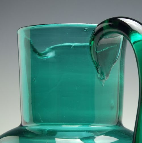 RARE VICTORIAN BRISTOL GREEN WATER JUG C1900 - ADDITIONAL PHOTO 7