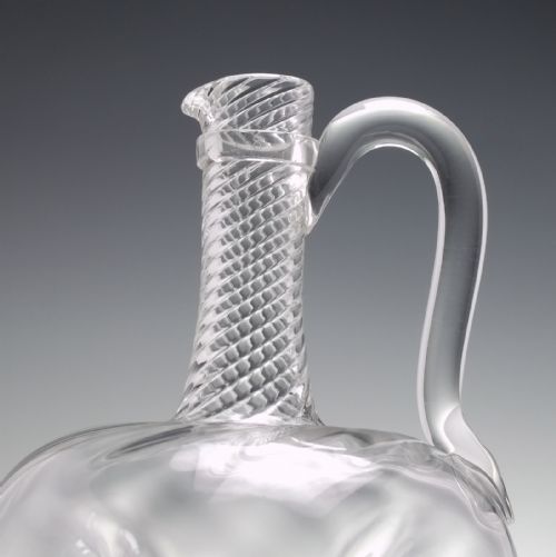 RARE SET OF MATCHING WRYTHEN GLASS DECANTERS AND CLARET JUG C1900 - ADDITIONAL PHOTO 2