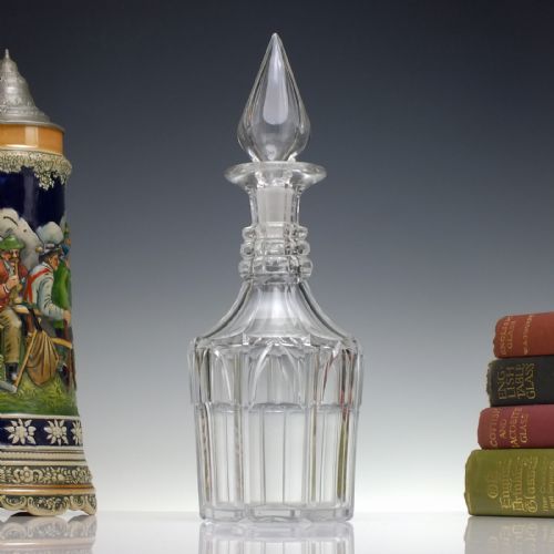 victorian cut glass decanter c1880 - CATEGORY: ANTIQUE GLASS - DATED VICTORIAN