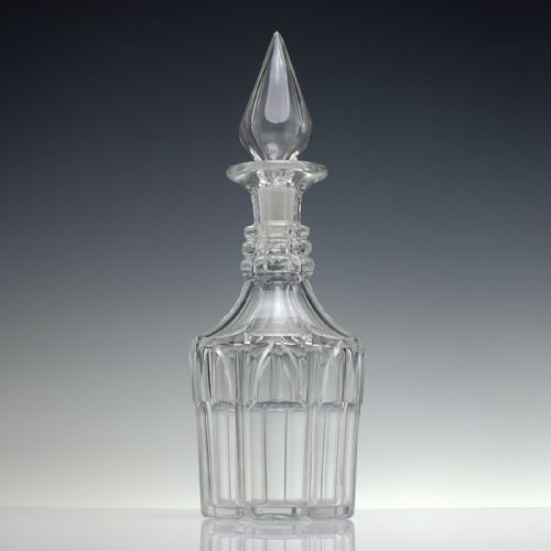 VICTORIAN CUT GLASS DECANTER C1880 - ADDITIONAL PHOTO 1