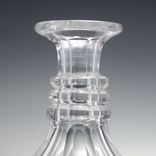 VICTORIAN CUT GLASS DECANTER C1880 - ADDITIONAL PHOTO 2