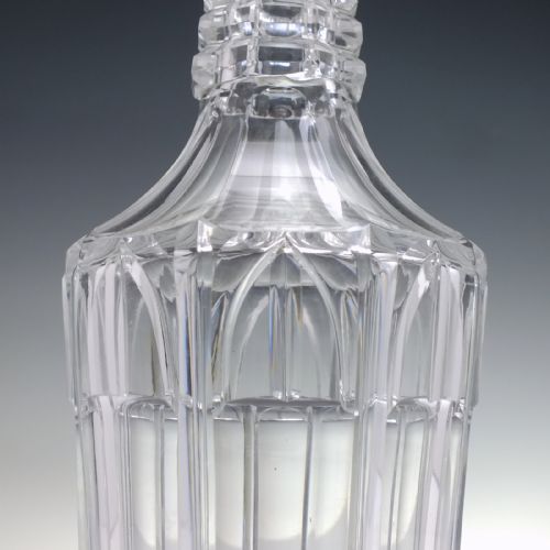 VICTORIAN CUT GLASS DECANTER C1880 - ADDITIONAL PHOTO 3