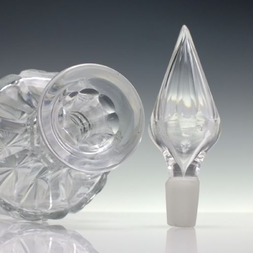 VICTORIAN CUT GLASS DECANTER C1880 - ADDITIONAL PHOTO 5