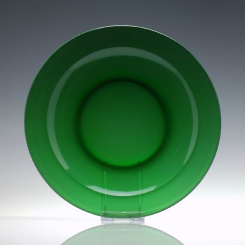 SIX ANTIQUE BRISTOL GREEN PLATES PLATES C19001930 - ADDITIONAL PHOTO 2