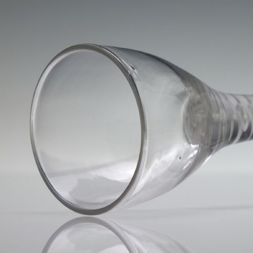 18TH CENTURY DOUBLE SERIES OPAQUE TWIST WINE GLASS C1760 - ADDITIONAL PHOTO 5