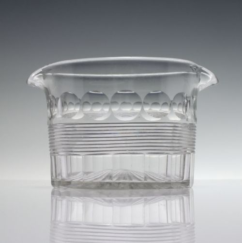 UNUSUAL GEORGIAN GLASS WINE RINSER C1820 - ADDITIONAL PHOTO 1