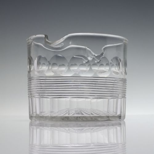 UNUSUAL GEORGIAN GLASS WINE RINSER C1820 - ADDITIONAL PHOTO 2