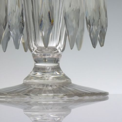 PAIR OF GEORGIAN GLASS LUSTRES C1820 - ADDITIONAL PHOTO 5