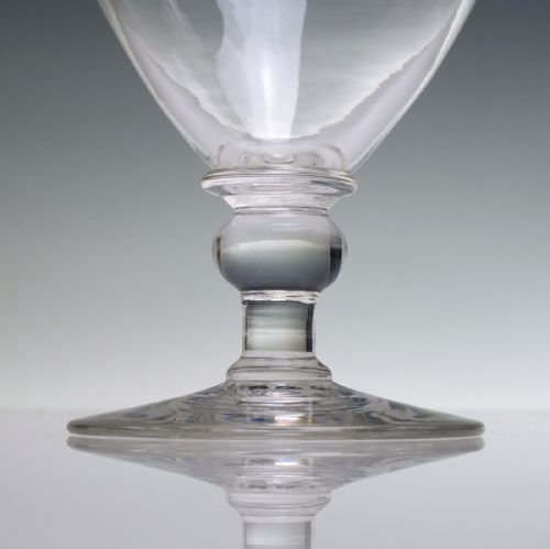 PAIR OF 19TH CENTURY GLASS RUMMERS C1860 - ADDITIONAL PHOTO 2