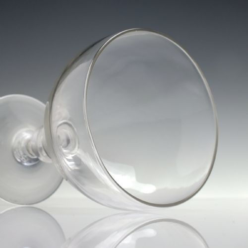 PAIR OF 19TH CENTURY GLASS RUMMERS C1860 - ADDITIONAL PHOTO 4
