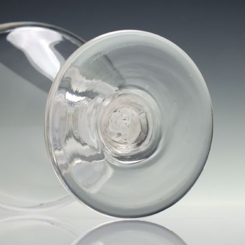 RARE OPAQUE TWIST GLASS RUMMER C1860 - ADDITIONAL PHOTO 5
