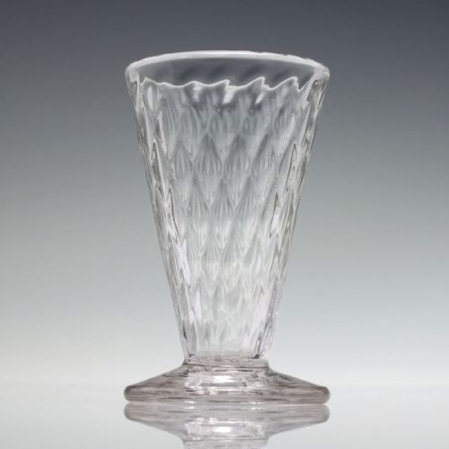 GEORGIAN NIPT DIAMOND WAIES JELLY GLASS C1730 - ADDITIONAL PHOTO 1