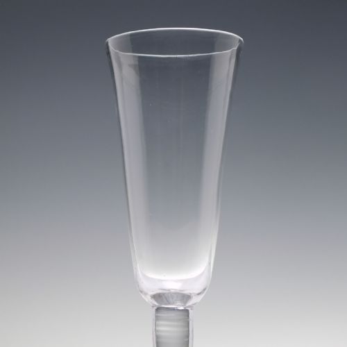 ANTIQUE 18TH CENTURY GEORGIAN PLAIN STEM ALE GLASS C1740 - ADDITIONAL PHOTO 2