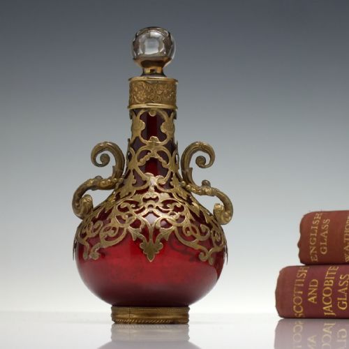 19th century french glass perfume bottle c1880 - CATEGORY: ANTIQUE GLASS - DATED GEORGIAN