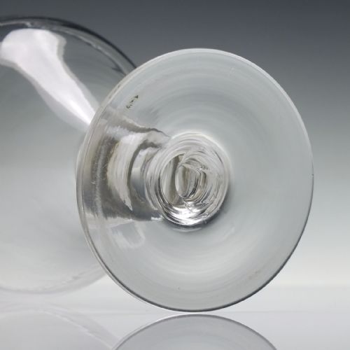 19TH CENTURY GLASS RUMMER C1860 - ADDITIONAL PHOTO 4