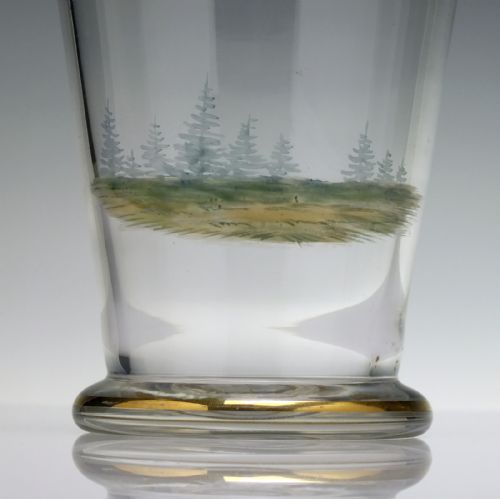 SCOTTISH RED GROUSE ART DECO GLASS COCKTAIL SHAKER C1930 - ADDITIONAL PHOTO 3