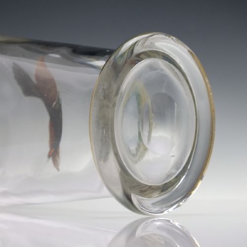 SCOTTISH RED GROUSE ART DECO GLASS COCKTAIL SHAKER C1930 - ADDITIONAL PHOTO 5