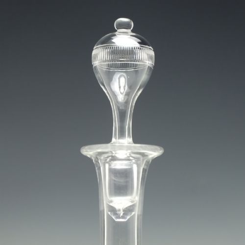 PAIR THOMAS WEBB SONS GLASS AMPHORA DECANTERS OCT 19TH 1867 - ADDITIONAL PHOTO 2