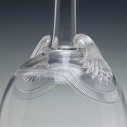 PAIR THOMAS WEBB SONS GLASS AMPHORA DECANTERS OCT 19TH 1867 - ADDITIONAL PHOTO 4