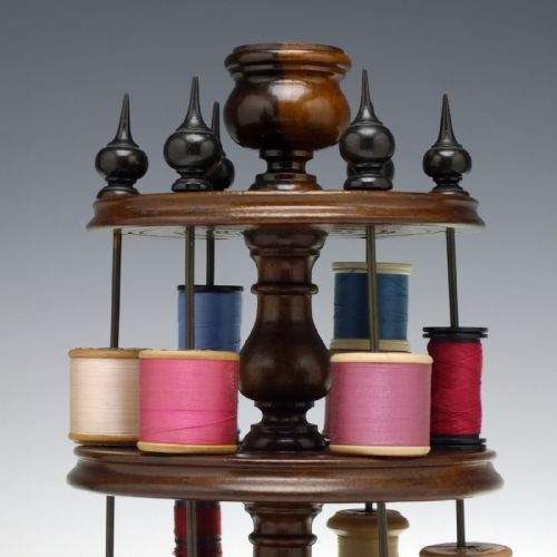 ANTIQUE VICTORIAN BOBBIN OR COTTON REEL STAND C1850 - ADDITIONAL PHOTO 6