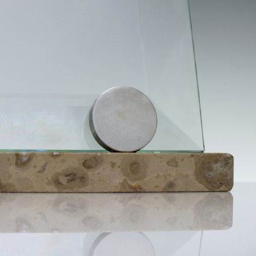 ORIGINAL ART DECO MARBLE GLASS PHOTO FRAME C1930 - ADDITIONAL PHOTO 3