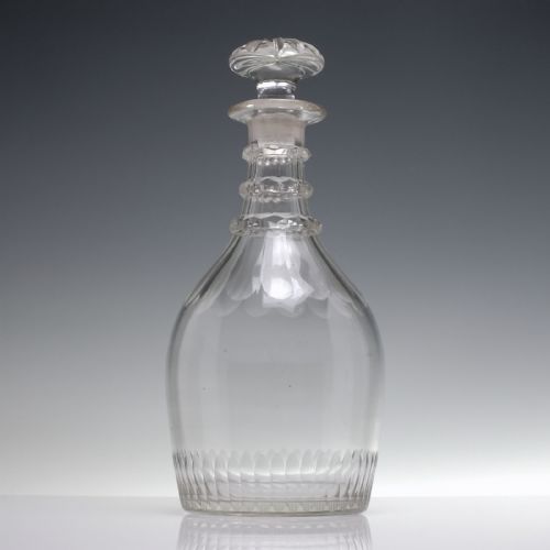 WILLIAM IV CUT GLASS DECANTER C1830 - ADDITIONAL PHOTO 1