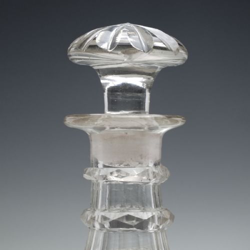 WILLIAM IV CUT GLASS DECANTER C1830 - ADDITIONAL PHOTO 4