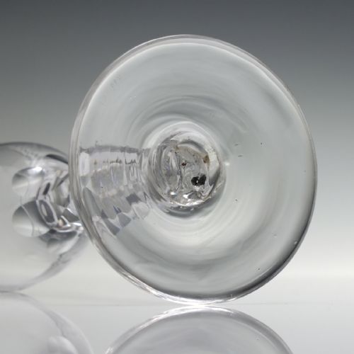 GEORGIAN FACET CUT WINE GLASS C1780 - ADDITIONAL PHOTO 5