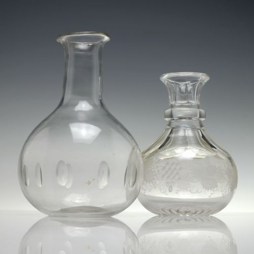 VICTORIAN GLASS WINE CARAFE C1860 - ADDITIONAL PHOTO 1