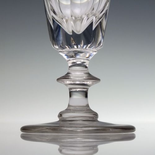 PAIR ANTIQUE 19TH CENTURY REGENCY ALE GLASSES C1820 - ADDITIONAL PHOTO 2