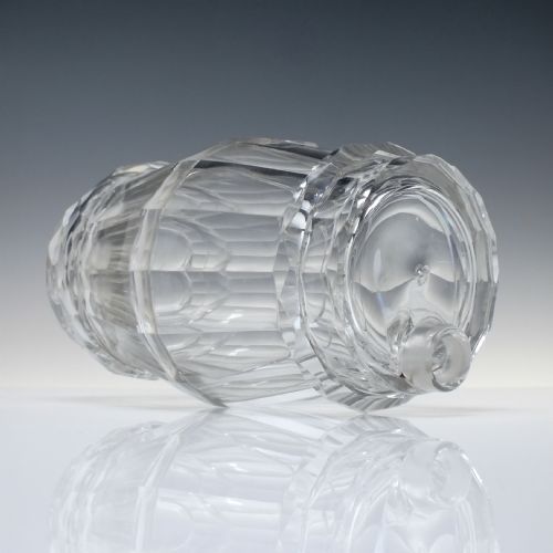 LARGE ANTIQUE VICTORIAN DOUBLE COMPARTMENT GLASS SPIRIT BARRELL C1880 - ADDITIONAL PHOTO 5