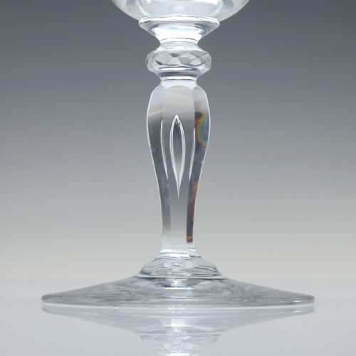A RARE SET OF SIX 19TH CENTURY STEVENS WILLIAMS GLASS GOBLETS C1890 - ADDITIONAL PHOTO 5