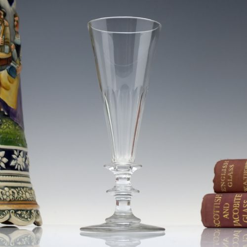 antique 19th century champagne glass c1820 - CATEGORY: ANTIQUE GLASS - DATED GEORGIAN