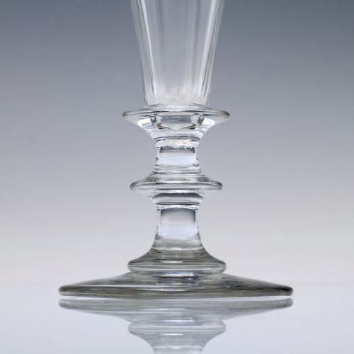 ANTIQUE 19TH CENTURY CHAMPAGNE GLASS C1820 - ADDITIONAL PHOTO 2