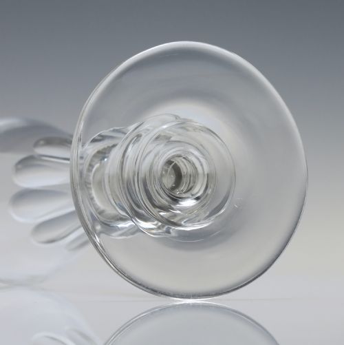 ANTIQUE 19TH CENTURY CHAMPAGNE GLASS C1820 - ADDITIONAL PHOTO 5