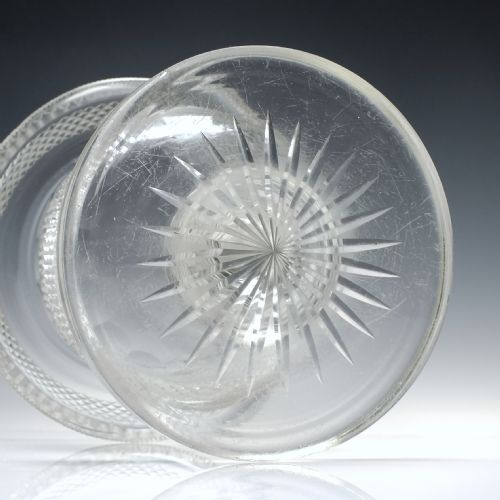RARE LARGE IRISH WATERFORD GLASS WINE OR CHAMPAGNE COOLER C1840 - ADDITIONAL PHOTO 5