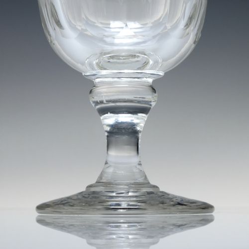 19TH CENTURY ENGRAVED GLASS RUMMER C1850 - ADDITIONAL PHOTO 5